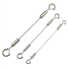 Adjustable Automatic Wire Rope Spring Hook Clothesline System With Stainless Steel Cable Size Color Medium Kit