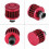 Universal 12mm Red Cold Air Intake Filter Kit for Enhanced Performance 5