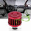 Universal 12mm Red Cold Air Intake Filter Kit for Enhanced Performance 4