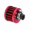 Universal 12mm Red Cold Air Intake Filter Kit for Enhanced Performance 16