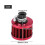 Universal 12mm Red Cold Air Intake Filter Kit for Enhanced Performance 2