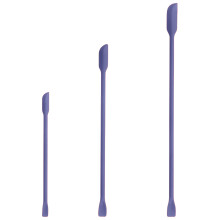Spatula smididh beag, lann caol agus corp sínte le haghaidh an raoin uasta, scríobán silicone in-athúsáidte le comhdhéanamh neamh-tocsaineach,