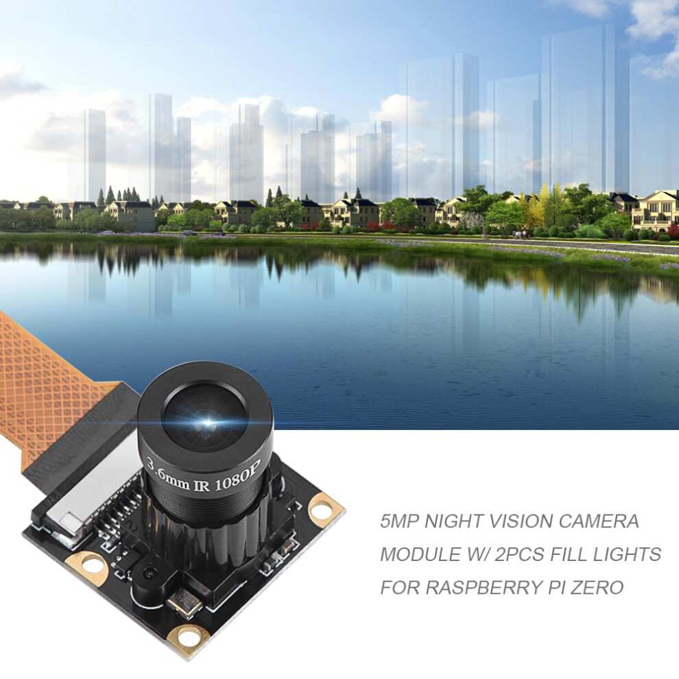 5Mp Night Vision Camera Module For Raspberry Pi Zero With Fill Lights 8471362900529
