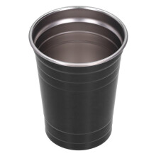 Copos de metal inquebráveis para café, chá e outras bebidas, resistentes e reutilizáveis, com design elegante, perfeitos para uso interno e