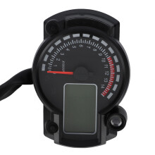 Universeller Motorrad-Digital-LCD-Tachometer 140x99mm 7-Farben-Hintergrundbeleuchtung