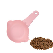 Cat Food Scoop Pink Easy To Clean Feeding Spoon For Home Kitchen Travel Litter Flour Grain