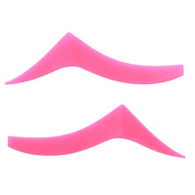 Flügel Eyeliner Stempel-Set 2 Stück aus Kunststoff Rosenrot, einfache Anwendung