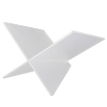 Acryl-Buchständer, Ausstellungsregal, X-förmiges
