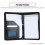 Tragbares Business-Portfolio, Padfolio-Ordner, 3
