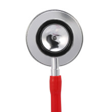Multifunctional Double Head Stethoscope – 45mm Diaphragm, 610mm Tube, Red