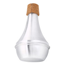 Aluminum Alloy & Cork Trumpet Mute, Quiet Practice Accessory