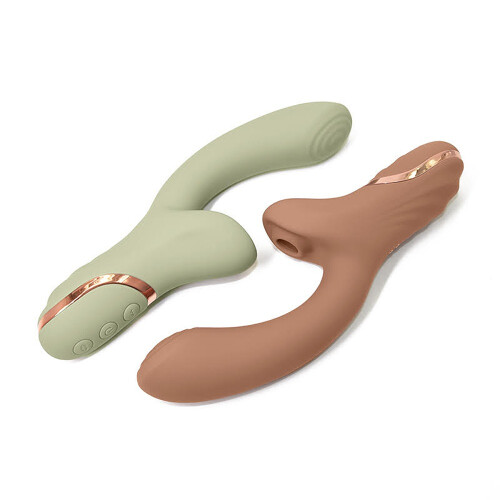 Vibrateur discret 10 modes de vibration et 10 modes d'aspiration Vert 2