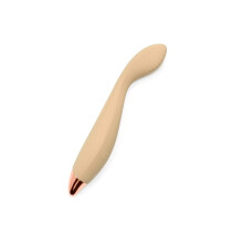 Vibrateur Baguette Discret 10 Modes de Vibration Étanche Beige