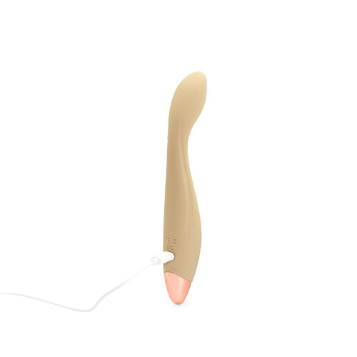 Vibrateur Baguette Discret 10 Modes de Vibration Étanche Beige 1