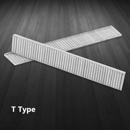 1000pcs T Type Staple Nails for Handheld Stapler, A3 Steel, 10*1.2mm 2