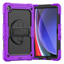 Étui Antichoc avec Protecteur d'Écran pour Samsung Galaxy Tab A7 T500 Violet — coque tablette, étui avec support