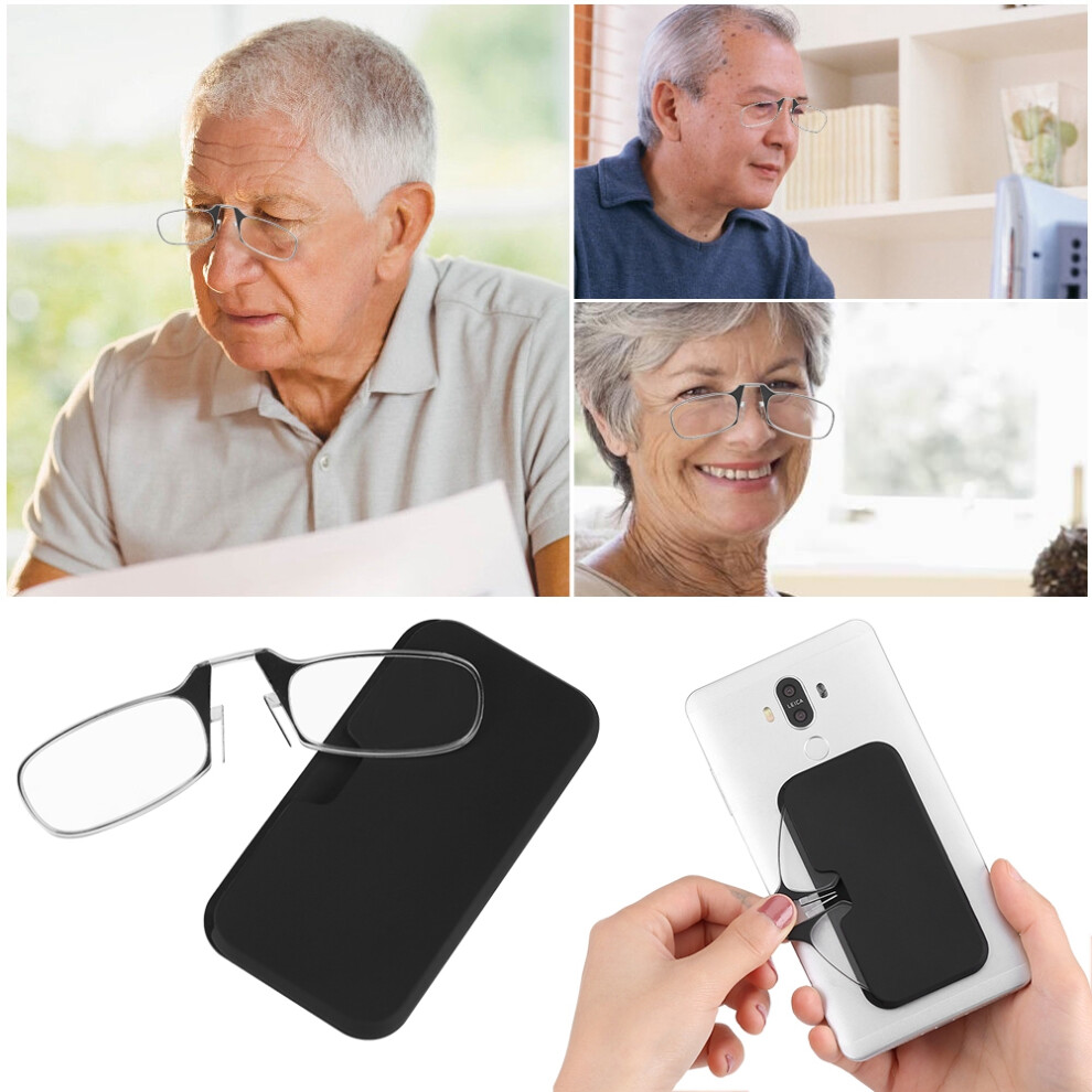 Unisex Ultra Thin Light Presbyopic Reading Glasses 1.0-3.0 Black