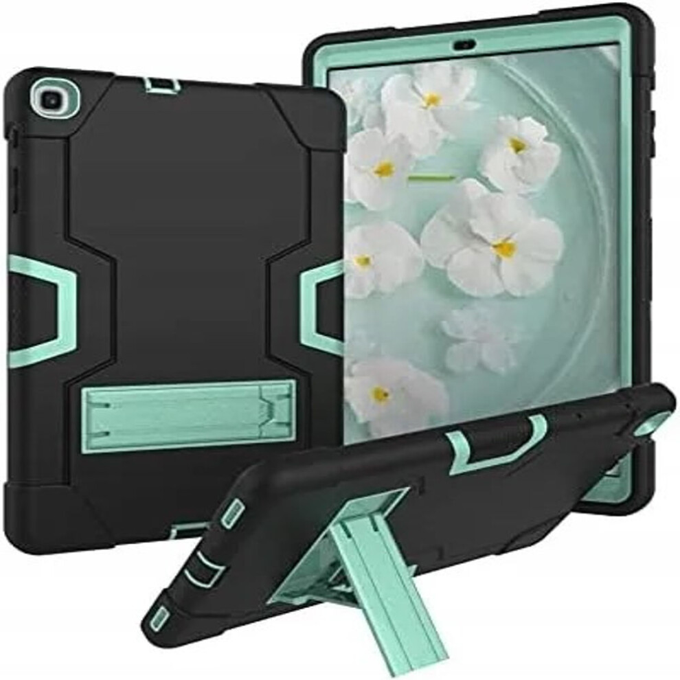 Protective Case For Galaxy Tab A8 10.5" - Heavy-Duty Shockproof Cover With Built-In Kickstand For Model Sm-X200 X205 Black 5906792642808