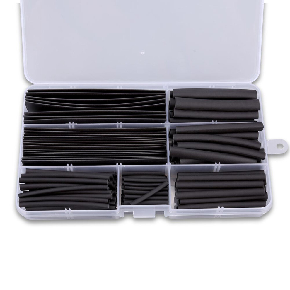 150Pcs Black Heat Shrinking Tubing For Rc Wire Cable Sleeving Wrap 2:1 8461362905280