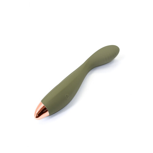 Vibrateur baguette discret 10 modes de vibration étanche vert