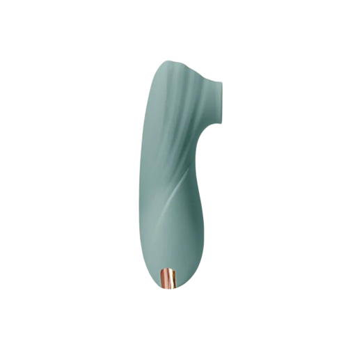 Mini Vibrador con Función de Succión 10 Modos Impermeable Verde