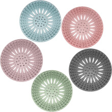 Langlebiger Silikon-Haarverschluss für glatte Fliesen- oder Glasoberflächen, flexibles Design, hochwertige TPR-Ablaufabdeckung, einfach zu