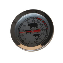 Hoogwaardige thermometer, extreem temperatuurbereik, roestvrijstalen sonde met clip, strak en eenvoudig ontwerp voor professionele benodigdheden voor
