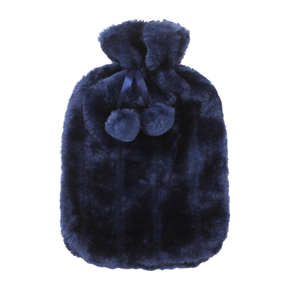 Hot Water Bottle Cover Luxury Faux Plush 2L Cover For Standard 2L Bottle Keeps Warm 68 Hours Multiple Color Options
