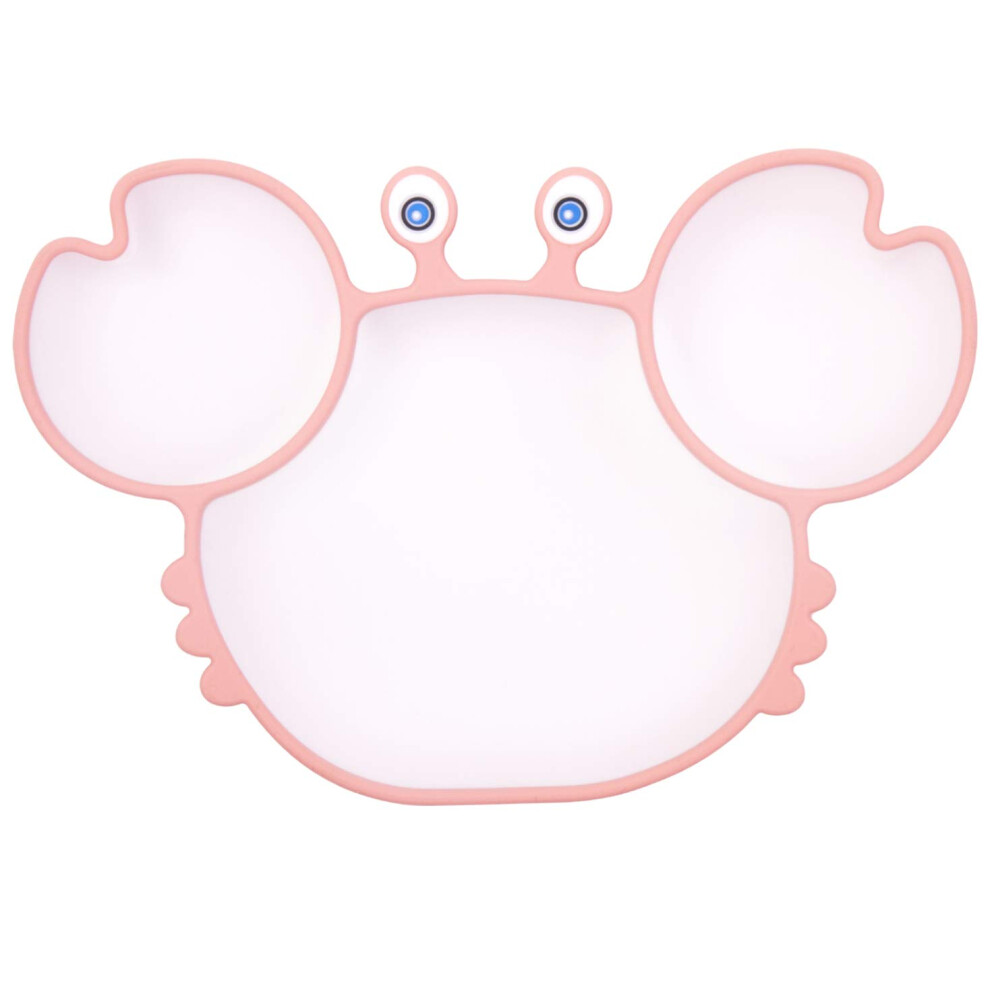 Microwave-Safe Toddler Plate, Non-Slip Suction Base for Stable Feeding, Dishwasher Safe, Easy to Clean, Designed for Growth and Baby-Led Weaning, Brig