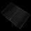EasyCleanBarbecueMesh, Ανοξείδωτη Σχάρα Γκριλ 30x45cm, Φορητή Σύντροφος Γκριλ Ιδανική για 6