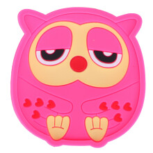 Décoration de réfrigérateur créative, décoration intérieure aux couleurs assorties, autocollants pour réfrigérateur hibou de dessin animé,