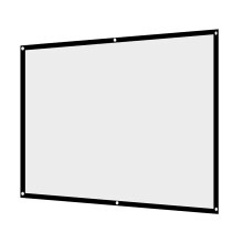 Heimkino 84 Zoll Weißer Klappbarer Projektorbildschirm, tragbar, faltenfrei, 4:3