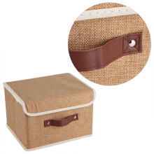 Clothes and Toy Foldable Storage Box - Fabric Home Closet Organiser 30 Litres