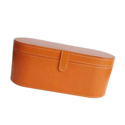 Modern PU Storage Pouches For Flat Irons Heat Shield-Orange