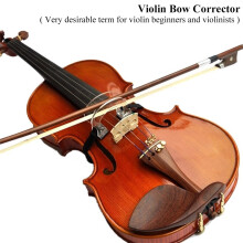 Beginner Violin Bow Corrector for 1/8 to 4/4 Size with Hook & Loop Closure