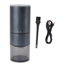 Molinillo de café con carga USB y batería de litio de 1250 mAh incorporada. Molinillo de café eléctrico con muelas que cuenta con 15