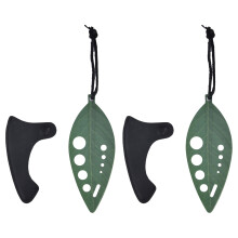 Kräuterentferner, Küchenhelfer aus Edelstahl, zum mühelosen Entblättern und Zerkleinern von Kräutern, spülmaschinenfest, 9-Loch-Design für die