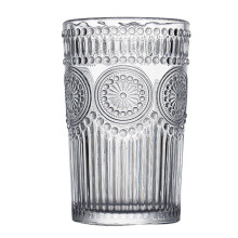 Cristalería vintage para la vida moderna, apta para lavavajillas con vidrio sin plomo, vasos de agua románticos, juego de vasos para capuchino,