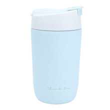 Tazza termica da viaggio con coperchio a ribalta anti-schizzi, bicchiere termico in acciaio inossidabile, isolamento sottovuoto, tazza