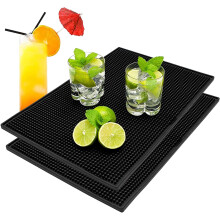 Flexibles, ungiftiges Barmatten-Set, hochwertiges, strapazierfähiges PVC-Getränkeservice-Mattenmaterial für einfache Reinigung in Bars,