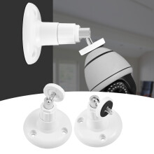 Outdoor Indoor Security Camera Mount 2-Pack 360 Rotatable Metal Wall Bracket