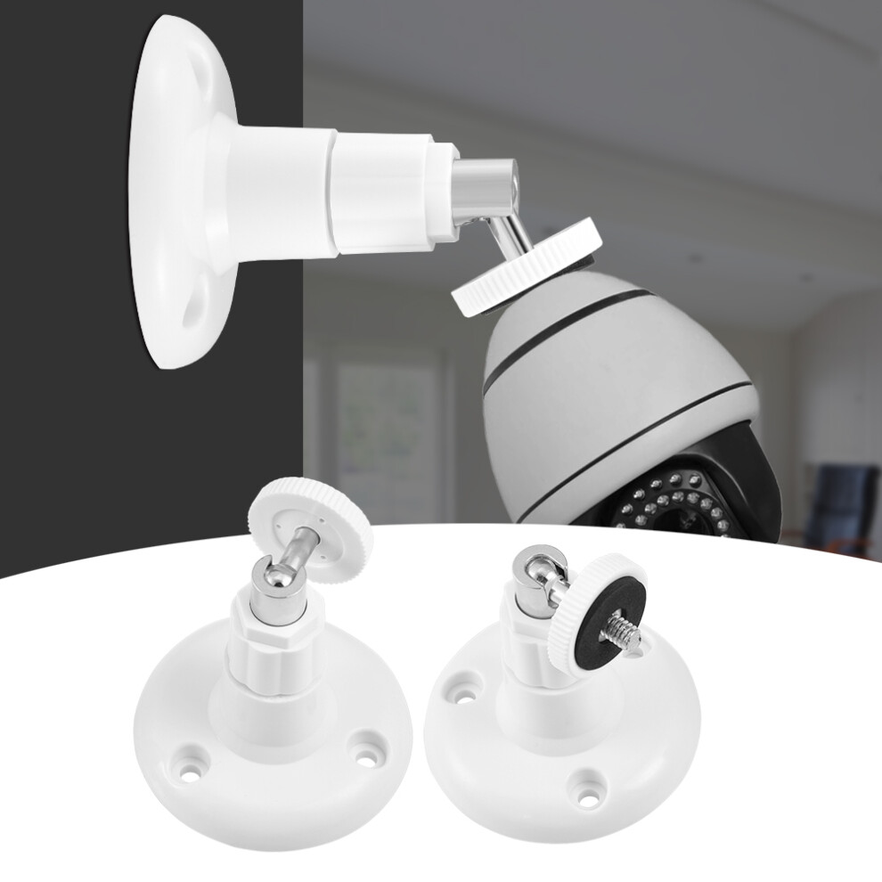 Outdoor Indoor Security Camera Mount 2-Pack 360 Rotatable Metal Wall Bracket 9471362913405