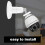 Outdoor Indoor Security Camera Mount 2-Pack 360 Rotatable Metal Wall Bracket 10