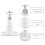 Outdoor Indoor Security Camera Mount 2-Pack 360 Rotatable Metal Wall Bracket 11