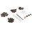 Bronze Snap Button Fastener 3pcs Tool Set for Leather Jacket Repair 1