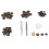 Bronze Snap Button Fastener 3pcs Tool Set for Leather Jacket Repair 2