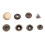 Bronze Snap Button Fastener 3pcs Tool Set for Leather Jacket Repair 3