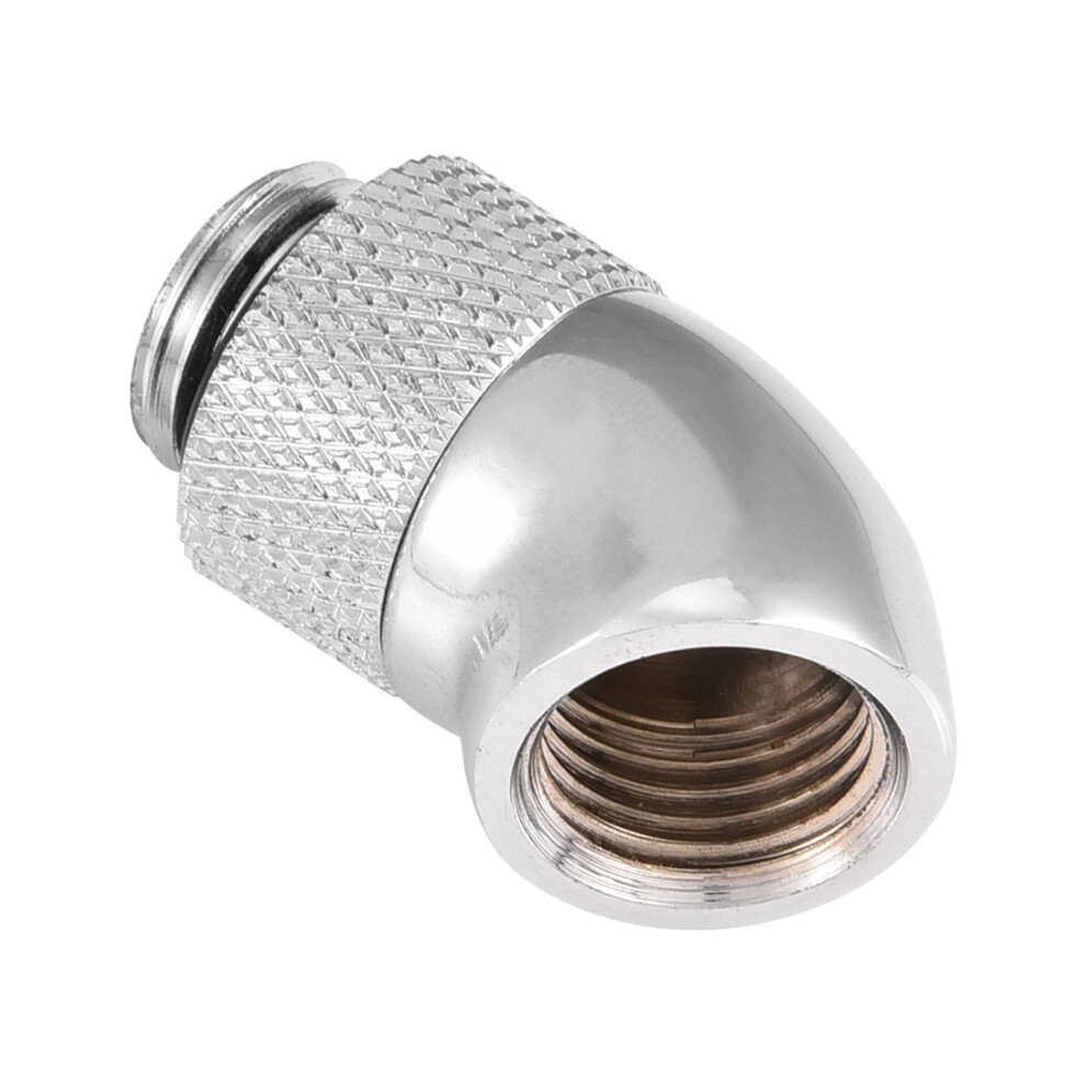 45 Angled G1/4 Rotary Adapter Connector For Water Cooling Systems Uk 5001362915150
