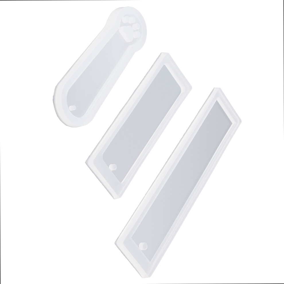 3Pcs Cat Claw Silicone Mould Set Rectangle Shape For Resin & Bookmark Projects 6941362914830