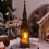 Church Santa Water Lantern Multiple Holiday Plastic-4 7